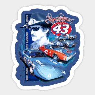 Richard Petty The Man The Legend The King Sticker